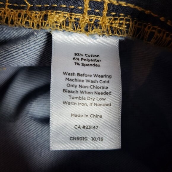 Talbots Flawless Five-Pocket Crop Jeans Women's 16 Medium Wash Stretch Comfort - Picture 10 of 10